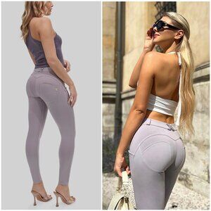 Freddy WR.UP Pants Shaping Classic Rise Full Length Gray size M Stretch